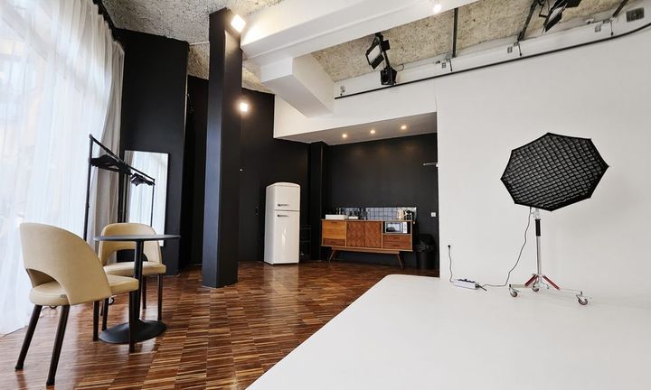 Vue d'ensemble du studio Panorama — 2 rue Albert-Marquet, Paris 20e